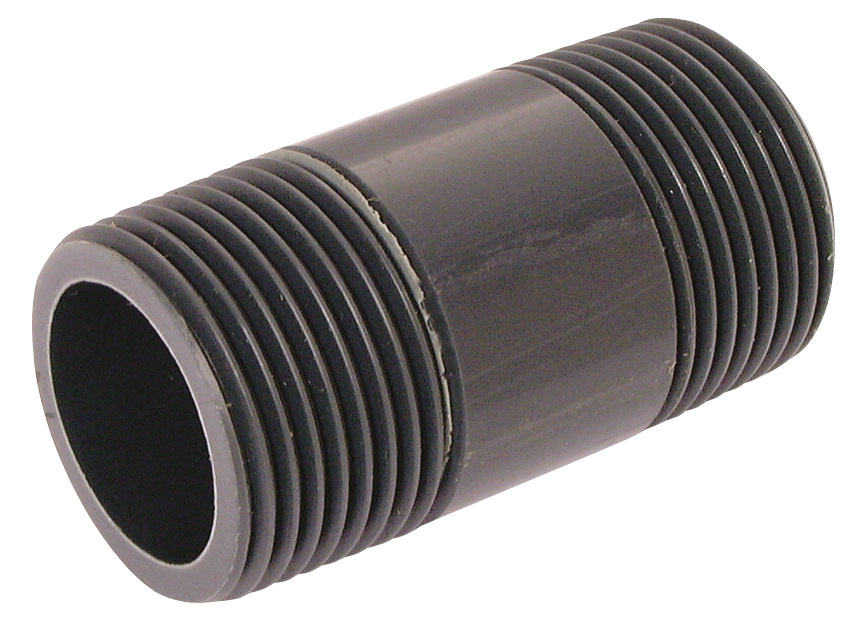 Product code: BN11. Barrell Nipples. Available in ABS and PVC.