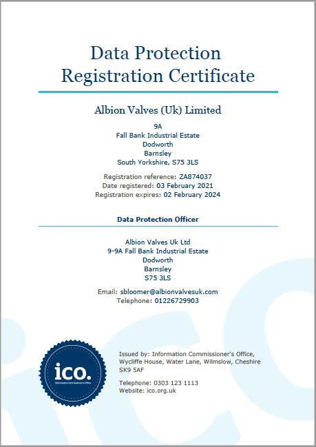 ICO Albion Valves (UK) Ltd