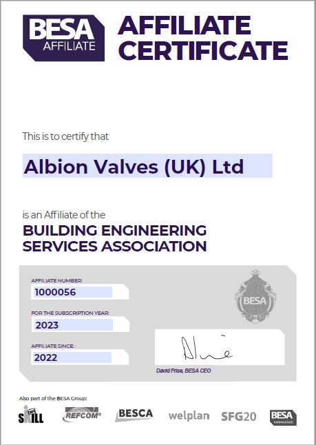 BESA Certificate