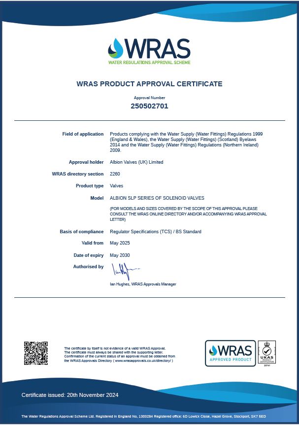 Solenoid WRAS